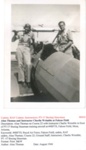 Alun Thomas and Instructor Charlie Wrimble in front of a PT-17 Boeing Stearman Training Aircraft - Course 22 - Falcon Field - August 1944 - Photo No. 00010; 83467 Alun Thomas and Instructor Charlie Wrimble in front of a PT-17 Boeing Stearman Training Aircraft - Course 22 - Falcon Field - August 1944 - Photo No. 00010; 83467