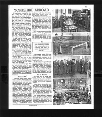 Photocopy - "Yorkshire pud" 24/12/1945 - "A happy Christmas to you all" - 7th Bn Duke of Wellington's (West Riding) Regiment; 24/12/1945; 2053