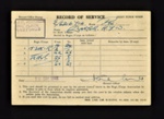 Army form W5258N - Record of Service - Pte H.T.W. Barter S/6216714 R.A.S.C. - 19/12/1946; 19/12/1946; 9038