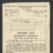 Income tax assessment 1944-1945 & national health & pensions contribution card - Cpl John Stephenson R.A.F.; 34398