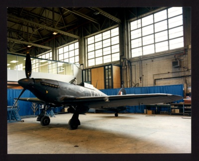 Photograph (colour) - Hurricane - R.A.F. 85 squadron - stripped down - Cranfield College of Aeronautics; 6349