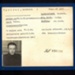 German P.O.W. record card - Reinhold Speidel - German - Dob 29/03/1903; 6604