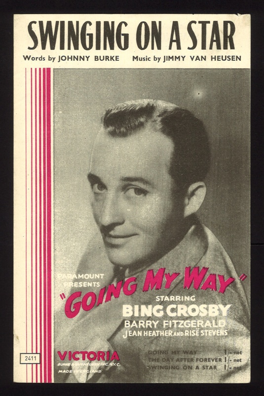 Sheet Music Swinging On A Star By Johnny Burke And Jimmy Van Heusen 1944 1 Ehive 