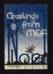 Christmas card - "Greetings from MEF" - Middle East Forces; 2072