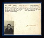 German P.O.W. record card - Peter Petry - German - Dob 05/09/1923; 6621