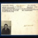 German P.O.W. record card - Peter Petry - German - Dob 05/09/1923; 6621