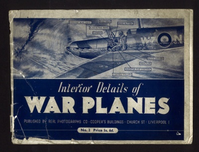 Booklet - "Interior details of war planes" no: 2 - British & German WWII fighters & bombers; 2462