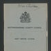 Booklet - Nottinghamshire county council - "Guide for rest care personnel" - March 1942; 1/03/1942; 34469 Booklet - Nottinghamshire county council - "Guide for rest care personnel" - March 1942; 1/03/1942; 34469