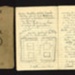 Note books (2) - A.F.S. fire crews - manuscript notes on Standard trailer pump drill - December 1942; 1/12/1942; 9694