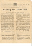 Information leaflet - "Beating the INVADER" - issued by the Ministry of Information - May 1941; 1/05/1941; 35969
