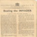 Information leaflet - "Beating the INVADER" - issued by the Ministry of Information - May 1941; 1/05/1941; 35969
