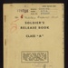 Army book x801 - soldier's release book class "A" - Gnr G.T.H. Emmins R.A. - 07/05/1946; 7/05/1946; 7617 Army book x801 - soldier's release book class "A" - Gnr G.T.H. Emmins R.A. - 07/05/1946; 7/05/1946; 7617