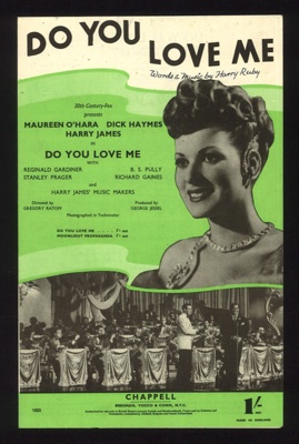 Sheet Music - "Do You Love Me" by Harry Ruby - 1946; 1/01/1946; 6242