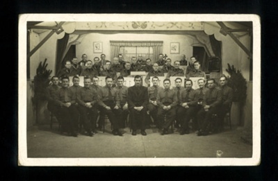 Photograph German POW band at Eden Camp; 6894 Photograph German POW band at Eden Camp; 6894