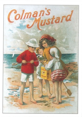 Post card - Reproduction of a Coleman's Mustard advertisement poster; 37918 Post card - Reproduction of a Coleman's Mustard advertisement poster; 37918