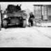 Photograph - hertogenBosch, Holland - showing a tank and a father carrying his two children; 42284