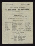 Programmes (2) - forces shows "I scream & spaghetti" & "Al ladin" - performed in Italy; 7622