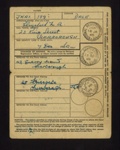 National registration identity card - under sixteen years - Elizabeth M.A. Dale - Scarborough - 16/01/1945; 16/01/1945; 5457
