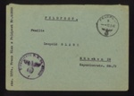 Fieldpost postcard from Franz Glanz to family Leopold Glanz 11/03/1943. concerned about family Allied bombing Munich 09/03/1943. in German with English translation. Franz Glanz a POW at Eden Camp; 71515