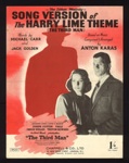 Sheet Music - "The Zither Melody" Song Version of "The Hardy Lime Theme" by Michael Carr & Jack Golden - 1950; 1/01/1950; 6265