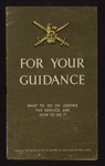 Leaflet- 'What to do on leaving the service'- advice on transitioning from service to civilian life ; 78809 Leaflet- 'What to do on leaving the service'- advice on transitioning from service to civilian life ; 78809