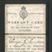 Special constable's warrant card, 2 ribbon medal bar (defence & special Constabulary) & Copied photo - George R. Simpson - special constable West Riding of Yorkshire; 2790 Special constable's warrant card, 2 ribbon medal bar (defence & special Constabulary) & Copied photo - George R. Simpson - special constable West Riding of Yorkshire; 2790