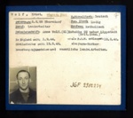 German P.O.W. record card - Ernst Wolf - German - Dob 03/02/1925; 6602
