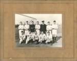 Photograph - "H.M.S. Hood" football team - J. Mulligan - goal keeper - (copy in hut 25); 36353