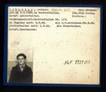German P.O.W. record card - Andreas Schuster - Rumanian - Dob 09/09/1925; 6626