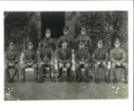 Army group photograph - Cpl John Gibson green 1684316 R.A.S.C. - (seated front row 2nd left); 36919