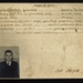 German P.O.W. record card - Heinrich Geistlinger - German - Dob 26/08/1902; 6647