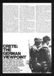 Photocopies (2) - magazine articles - "Crete - the German Viewpoint" & "The Battle of Crete" 20/05/1941 to 01/06/1941; 20/05/1941; 2105 Photocopies (2) - magazine articles - "Crete - the German Viewpoint" & "The Battle of Crete" 20/05/1941 to 01/06/1941; 20/05/1941; 2105