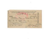 Leave pass - issued to C.S.M. E.F. Taylor - 4th/5th East Lancs - 02/06/1932 - on demob leave; 2/06/1932; 34890