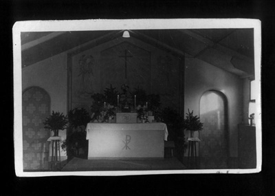 The altar at Eden Camp; 8353