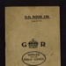 Note books (2) - A.F.S. fire crews - manuscript notes on Standard trailer pump drill - December 1942; 1/12/1942; 9694