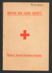 Attendance register - British Red Cross Society - members' hospital attendance register 1941-1942; 34466 Attendance register - British Red Cross Society - members' hospital attendance register 1941-1942; 34466