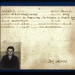 German P.O.W. record card - Fritz Edlbock - German - Dob 18/02/1924; 6611