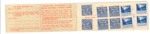 National savings stamp book - containing 10 stamps - Norman Race - (copy in hut 02); 35517