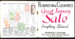 Catalogue - "Robinson & Cleaver's" great January sale - 1935; 1/01/1935; 6302