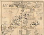 Map - "R.A.F. welfare map of Algiers" - May 1944; 1/05/1944; 2972