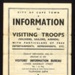 Leaflet- Information for visiting troops- Cape Town ; 78842 Leaflet- Information for visiting troops- Cape Town ; 78842