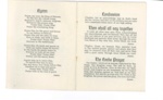 Programme - "Second Army thanksgiving service" on conclusion of campaign in north west Europe; 35795 Programme - "Second Army thanksgiving service" on conclusion of campaign in north west Europe; 35795