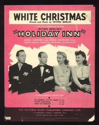 Sheet Music - "White Christmas" by Irving Berlin - 1942; 1/01/1942; 5976