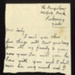 Letter to Mrs Glanz from Mrs Clayworth not dated but sent with letter from Franz Glanz dated 12/10/1947; 71537