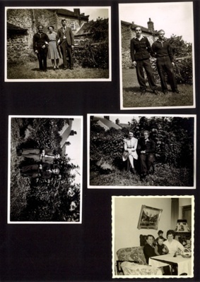 Photographs and documents relating to German POW Albert Schmitz who worked on a farm at East Witton. 1947. Made box for Winifred Hunt. See 78127. Includes some correspondence.; 78128