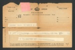Telegram - informing Mrs N. Harrison of the death of her husband L/Cpl G.B. Harrison R.A.O.C. - Korea - 13/11/1950; 34401 Telegram - informing Mrs N. Harrison of the death of her husband L/Cpl G.B. Harrison R.A.O.C. - Korea - 13/11/1950; 34401