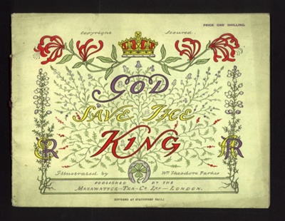 Booklet - "God Save the King" by the mazawattee tea Co Ltd - 1901; 1/01/1901; 7349
