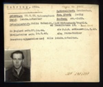 German P.O.W. record card - Otto Gehring - German - Dob 23/03/1925; 6651