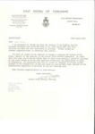 Letter - Mrs Nora Watts confirmed as a Category "A" member of the Civil Defence Corps 29/04/1965; 34970 Letter - Mrs Nora Watts confirmed as a Category "A" member of the Civil Defence Corps 29/04/1965; 34970
