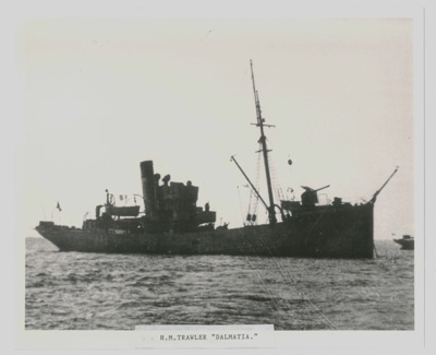Photograph - H.M. trawler "Dalmatia"; 33077 Photograph - H.M. trawler "Dalmatia"; 33077